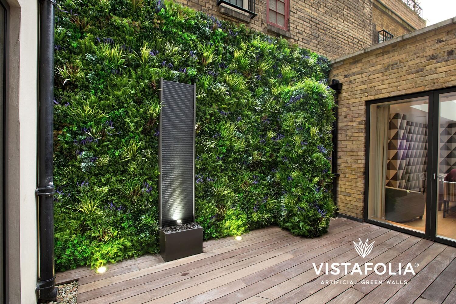 Artificial living wall installed by SYNLawn