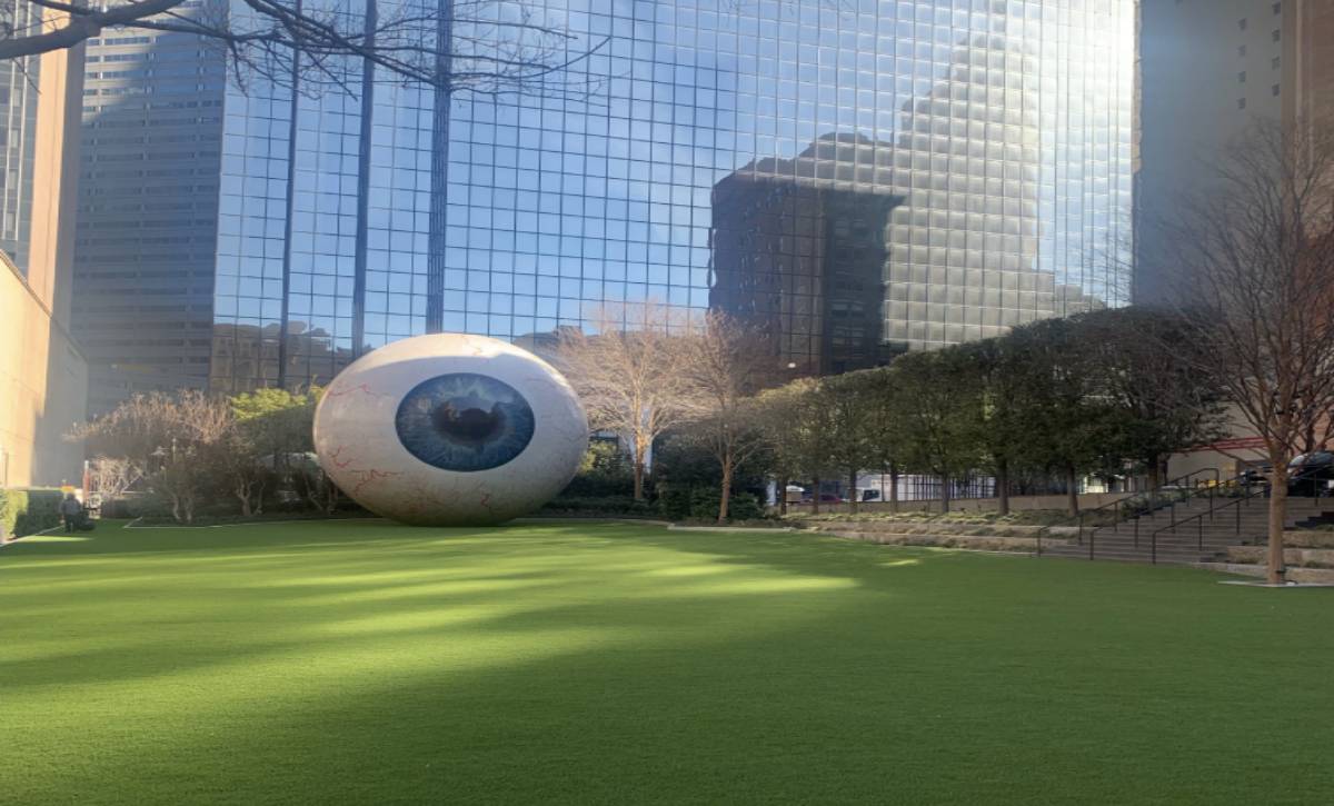 giant eyeball at the giant eyeball park