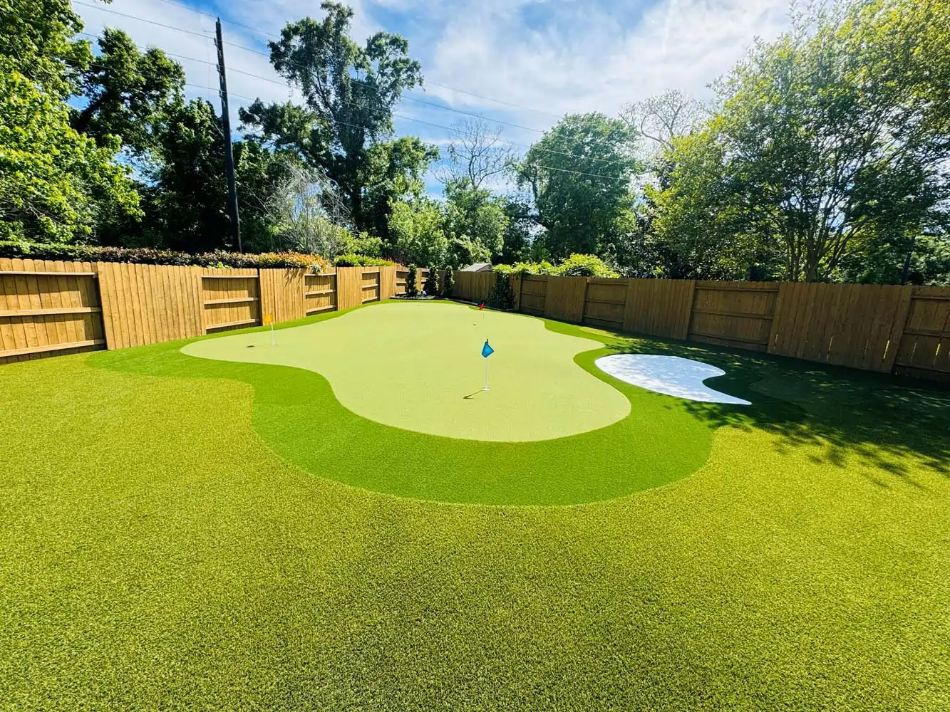 backyard putting green synlawn mississippi