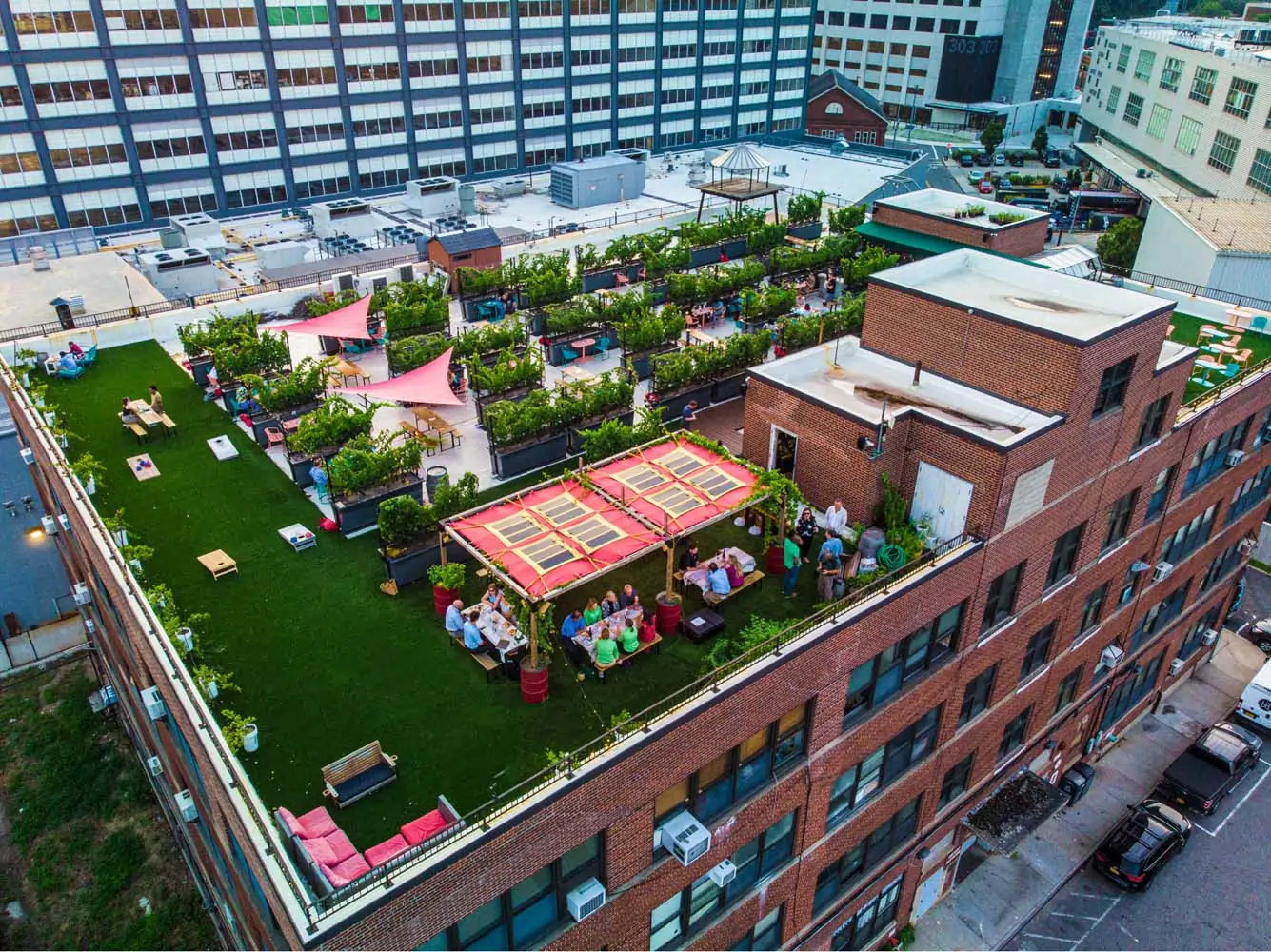 rooftop artificial grass synlawn