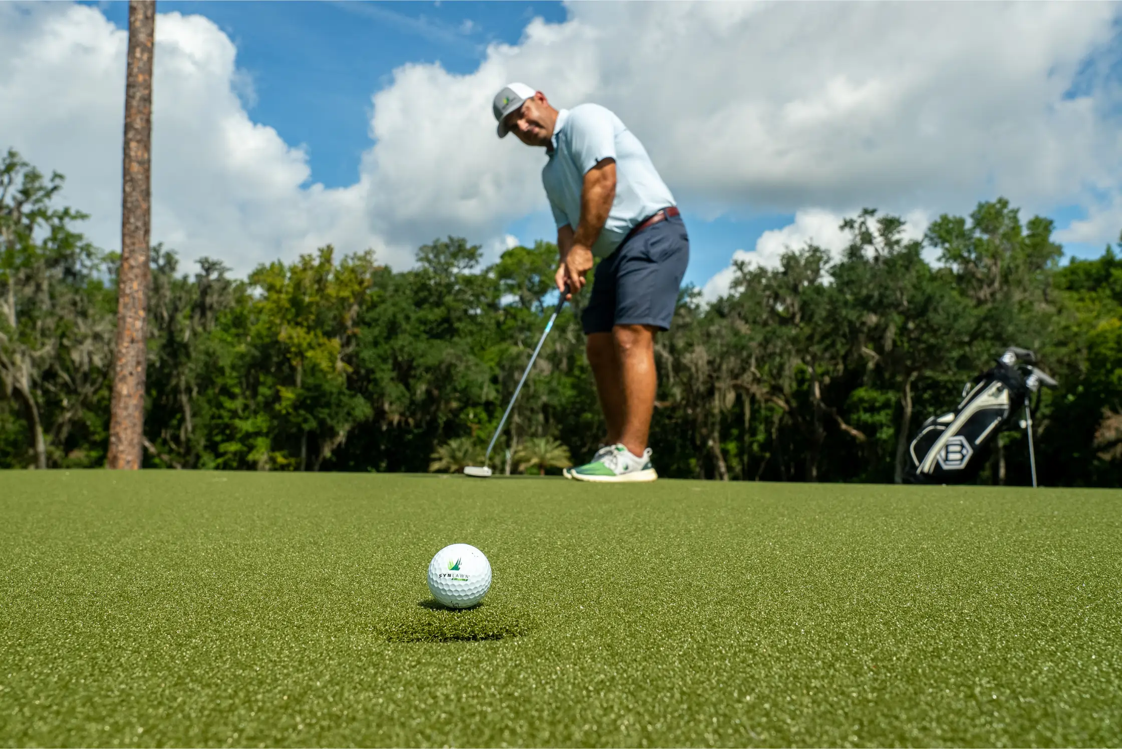 backyard putting green synlawn