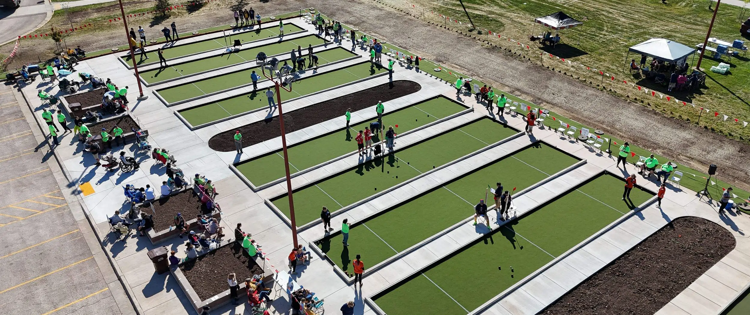 SYNLawn Mississippi Commercial Bocce Ball Court