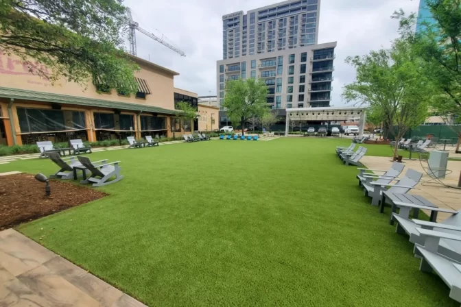 artificial grass commercial outdoor landscape